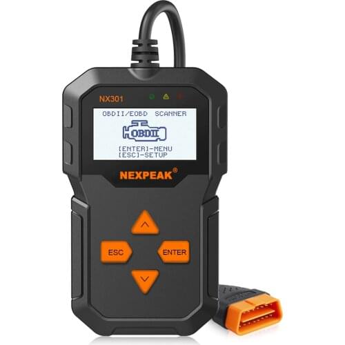 OBD2 Auto Scanner NEXPEAK NX301 Code Reader Car Diagnostic Tool OBD 2 Engine Code Reader better than ELM327
