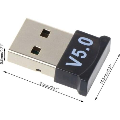Bluetooth Receiver 5.0 Wireless Adapter USB Bluetooth Audio Dongle Sender for PC Computer Headphones for Laptop LMP9.X USB Trans