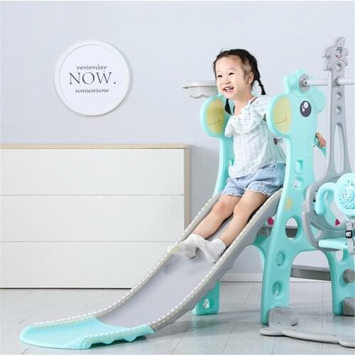 Children Slide and Swing Combination kids Indoor Playground Baby Outdoor Plastic Multifunctional Slide Swing Toys