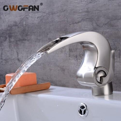 European Basin Hot And Cold Water Faucet Drawing Table Above Basin Waterfall Faucet Faucet Brass Sink Taps S79-391