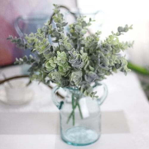 Artificial Fake Plastic Silk Eucalyptus Plant Flowers Decoration Lavender For Wedding For Decoration Home Garden Wedding Decor