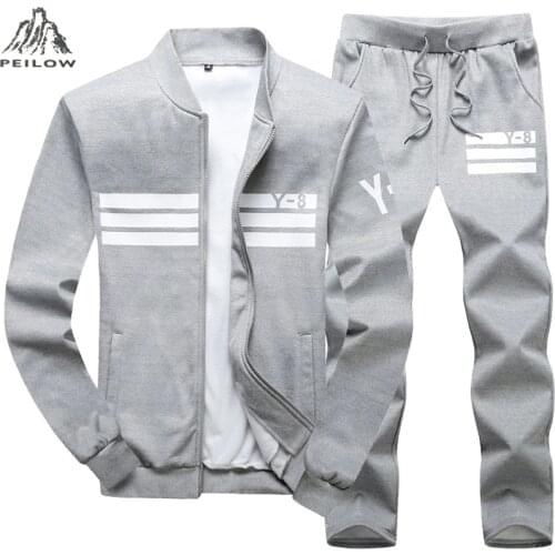 Plus Size 7XL 8XL 9XL Men Sets Fashion Sporting Suit 2 Pieces Sweatshirt +Sweatpants Mens Clothing Slim Male hooded Track