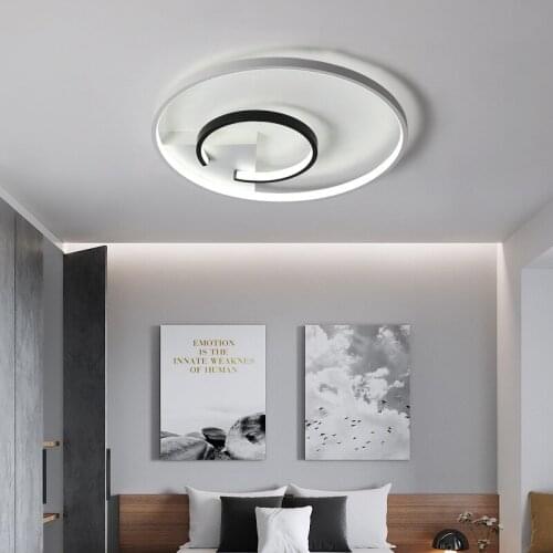 2021 New Ceiling Lamp Interior Home Decoration Modern Nordic Master Bedroom Lighting Creative Lamps Remote Control Dimming
