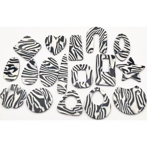 New Arrival! (Choose design) 50pcs Acetic Acid Charm for Earrings DIY Making Parts,Jewelry Accessories Findings & Components