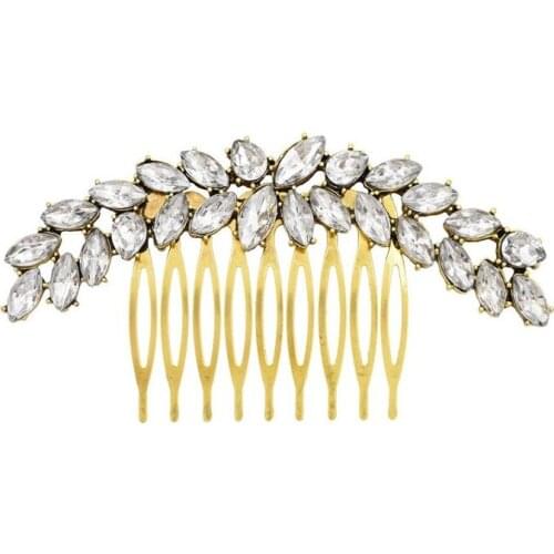 New fashion bride insert comb Wedding hair comb Wedding supplies Wedding dress headwear Diamond-studded hair accessories Bridal