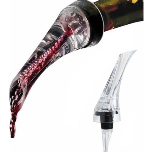 New Whiskey Magic Aerator Quick Aerating Decanter Essential Set Pourer Glass Red Wine Bottle Mini Travel Pourer Homes Kitchen