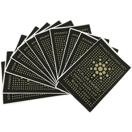 1000pcs Wholesales Price Anti Radiation Sticker Shield For Phone & Ipad Health Energy Reduce Radiation Sticker 1500 Negative Ion