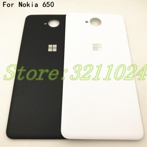 Original New Back Cover Case For Microsoft Nokia Lumia 650 Rear Battery Cover Housing Door With NFC