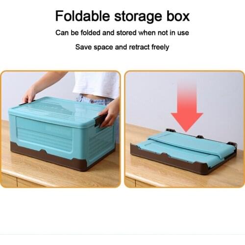 Plastic Tool Box Clothes Organizer Books Storage Box Tool Box Folding Storage Boxes for students Daily Use G32A
