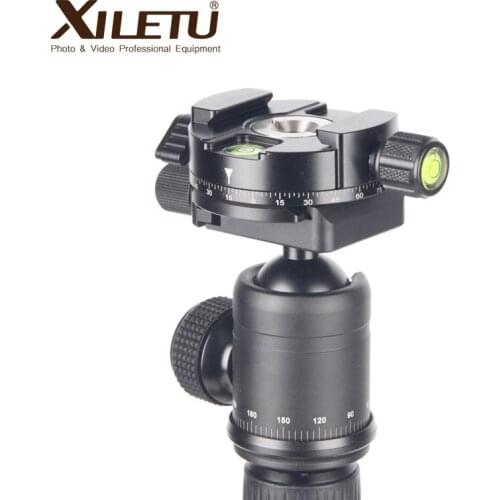 XILETU XPC-60 360 Degree Panoramic Adapter Clamp Tripod Monopods Quick Mounting Plate For Arca Swiss