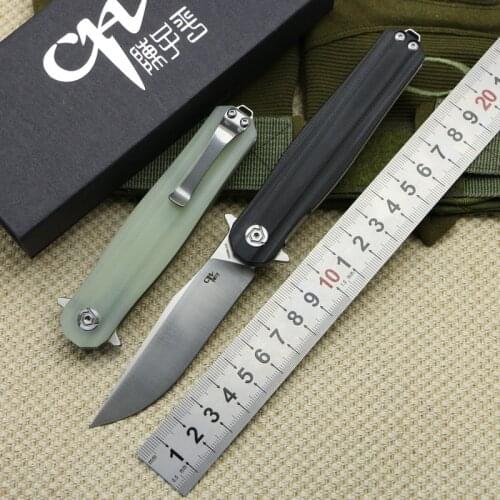 CH Knife 35005-G10 Flipper folding knife D2 blade G10 handle Outdoor camping hunting pocke fruit knives EDC tools Survival