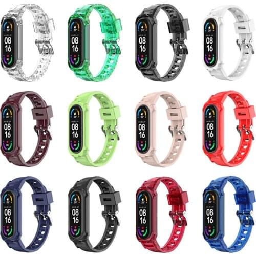 Replaceable Strap for Xiaomi mi Band 4 5 6 Breathable Strap on Mi Band4 Band3 Band5 Breathable Bracelet on Xiaomi Mi Band 5 4 3
