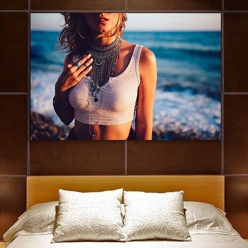 Hight Quality Printed Canvas Painting Wall Art Portrait Poster Living Room Decor