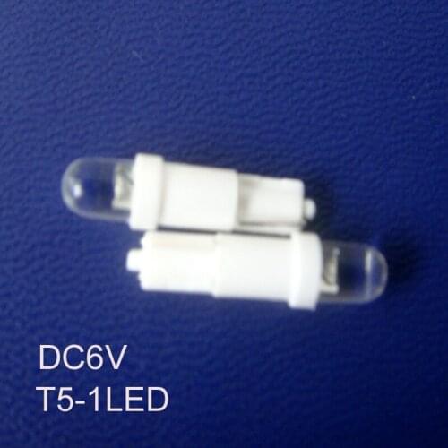 High quality,T5 led,T5 light,T5 6.3v,w3w wedge,T5 Warning light 6.3V,T5 Signal light 6V,T5 Indicator lamp,free shipping 10pc/lot