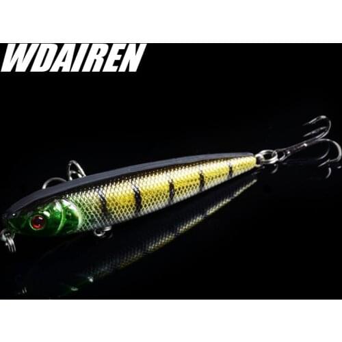 1Pcs Top water fishing lure 8cm 8.5g Pencil baits artificiais hard bait swimbait crankbait pesca Bass Fishing Tackle FA-314
