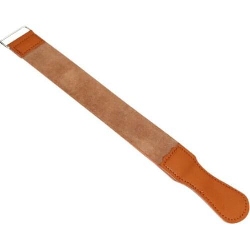 1pc Professional Barber Leather Straight Strop Razor Sharpening Shaving Strap 45mm Leather Sharpening Barber Retro Tools