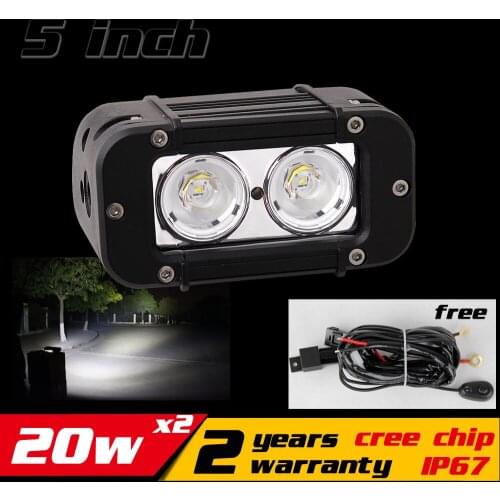 2X 20W LED Work Light Bar for ATV Motocycle 12v 24v LED Bar Offroad 4X4 LED Work Light Fog Light Seckill 18w 27w