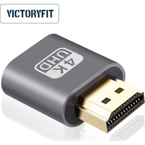 DDC EDID HDMI-Compatible Dummy Plug Adapter Virtual Display Adapter Headless Ghost Display Emulator for Graphics Card/Video Card