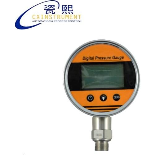 Digital Pressure Regulator With -0.1..0~100Mpa Test Range Battery Supply LCD Oil Pressure Tester