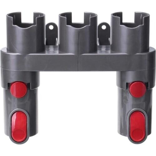 Accessory Holder with 2Pcs/Set Adapters for Dyson V6 V7 V8 V10 V11 Vacuum Cleaner Attachment Holder Docking Station