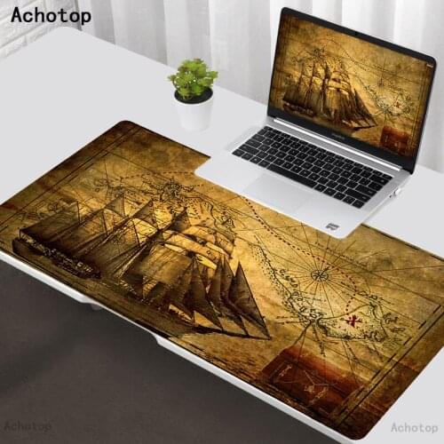 World Map Non Slip Esport Large Extended Mousepad 900x400mm Tapis Souris Carpet Gaming Mouse Pad Soft Rubber Desk Mat Tappetino