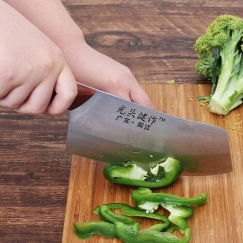 Chinese Cleaver High Carbon Knives Cleaver Knife Japan Kitchen Chef Knives Wood Handle Meat Fruit Vegetable Fish Butcher Knife
