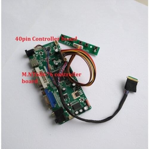 Kit for B101EW04 V0 1024X600 panel Controller board 10.1" AUO HDMI DVI 40pin display LCD DIY M.NT68676 VGA LVDS LED