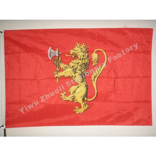 Royal Standard Flag Of Norway 150X90cm (3x5FT) 120g 100D Polyester Double Stitched High Quality Banner Ensign Free Shipping