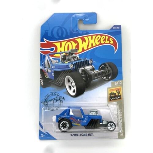 2020-139 Hot Wheels car 1/64 42 WILLYS MB JEEP Collection Metal Die-cast Simulation Model Cars Toys