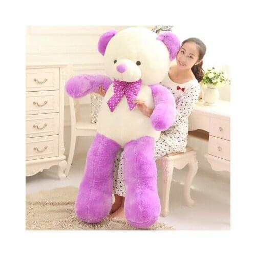 Lovely bowtie design teddy bear plush toy soft hug toy hugging pillow 160cm ,Christmas gift x207