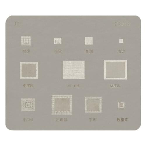 Mobile Phone Rework Iphone 5C Repair Bga Stencils Reballing Repair