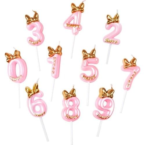 New Digital Birthday Candles Big Cake Candles Decoration Smokeless Birthday Number Candle Birthday Cake Decoration