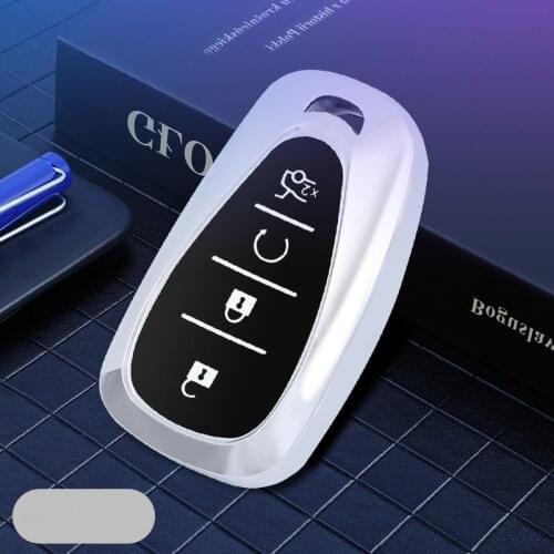Tpu Car Key Case Cover Shell keychain For Chevrolet For Cruze Spark Camaro Volt Bolt Trax Malibu 2016 2017 2020 Car Accessories