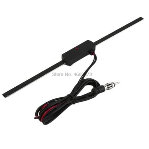 By DHL/Fedex 100pcs Universal Antenna Car Aerial Antenna Windshield Electric Radio 12V FM/AM Automatic Aerial Antenna Aerials