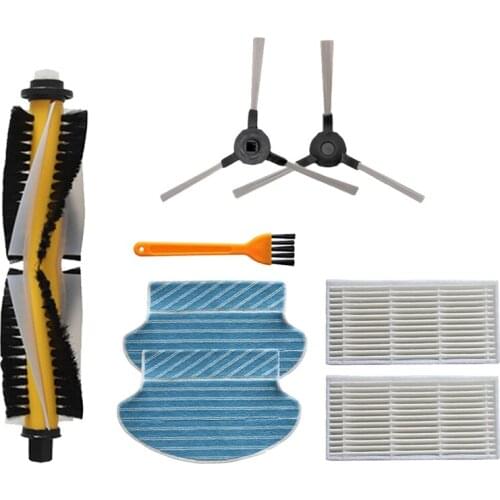 Brush + Filter + Mop Cloth for Proscenic 780T 790T Robotic Vacuum Cleaner Replacement Parts Main Side Brush Hepa Filter