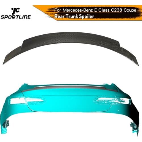 Rear Trunk Spoiler Boot Lip Wing Spoiler For Mercedes-Benz E Class C238 Coupe 2017 2018 2019 Carbon Fiber