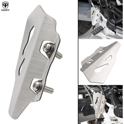 ROAOPP Motorcycle Rear Brake Master Cylinder Guard Pump Cover Guard Protector For BMW R NINE T 2014 2015 2016 2017 2018