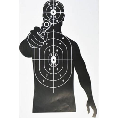 10pcs Shooters 45x32cm Shooting Range Paper Silhouette Targets- for Firearms, Guns, Rifles, Pistol, BB Guns, Air Gun