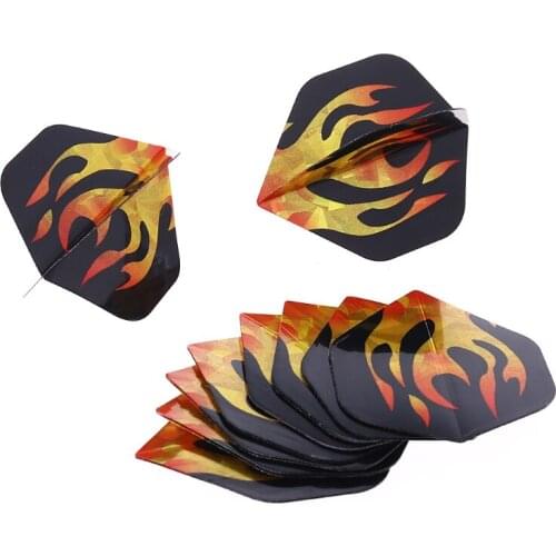 10pcs Nice Darts Flight Throwing Toy Dart Flights Laser Reflective hot selling Dropshipping