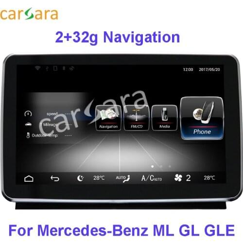 2G RAM 32G ROM Auto GPS Navigation System Stereo for Mercedes Bens Smart ML GL GLE Class