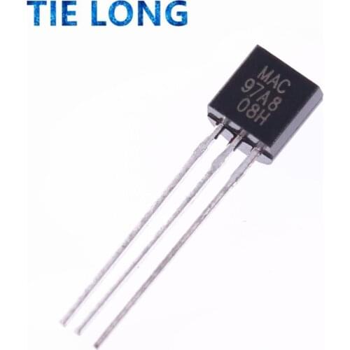 50pcs MAC97A8 97A8 TO-92 Triacs T .6A 600V TRIAC new original