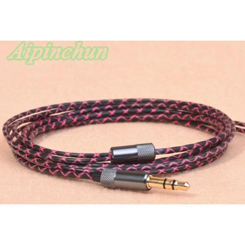 Aipinchun 3.5mm 3-Pole Jack DIY Earphone Audio Cable Repair Replacement Headphone Wire Cord AA0233