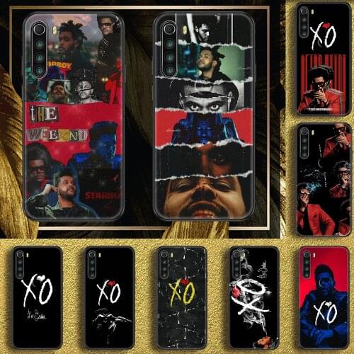 Rapper The Weeknd Phone case For Xiaomi Redmi Note 7 7A 8 8T 9 9A 9S 10 K30 Pro Ultra black art Etui pretty back silicone prime