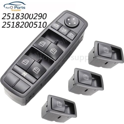 For Mercedes-Benz ML GL W164 Front Left Power Electric Window Switch A2518300290 2518200510 25183000290