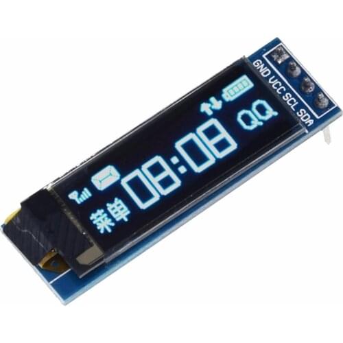 0.91 inch OLED module 0.91" white OLED 128X32 OLED LCD LED Display Module 0.91" IIC Communicate 4PIN