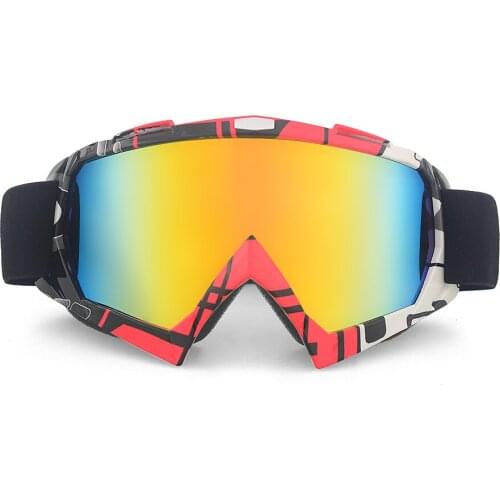 Motorcycle Accessories Snowboard Ski Men Outdoor Gafas Casco Motocross Goggles Glasses Windproof Color Goggle For Helmet