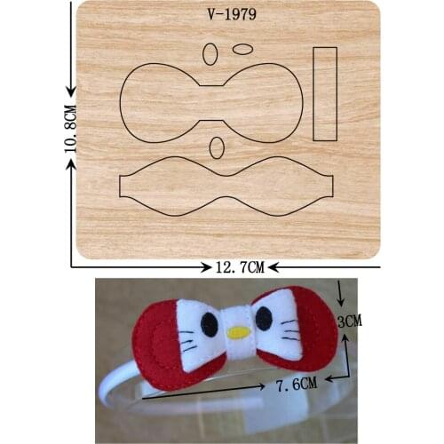 New Bow wooden dies cutting dies for scrapbooking Multiple sizes V-1979