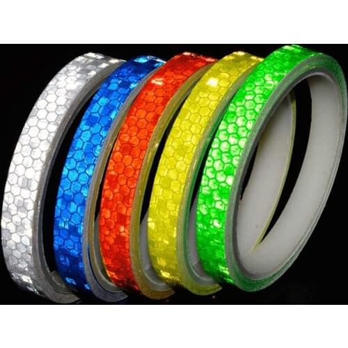 Reflective Tape Outdoor Safety Warning Lighting Sticker Waterproof Bike Reflector Tape for Car, Bicycle, Motorcycle DIY