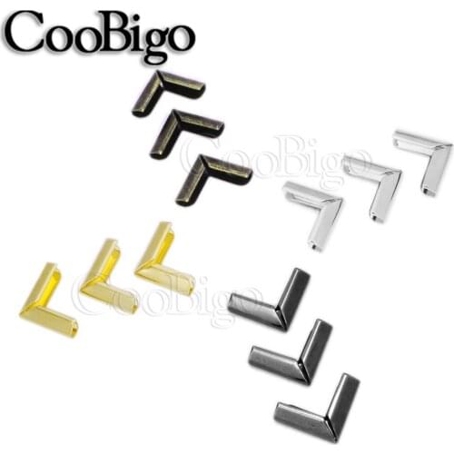 100pcs Metal Albums Menus Folders Corner Tone Book Scrapbooking for DIY Card File Notebook Bags Protectors