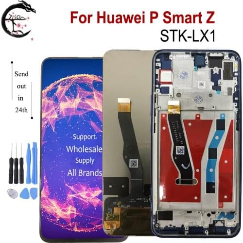6.59" LCD For Huawei P Smart Z LCD With Frame STK-LX1 Display Screen Touch Sensor Digitizer Assembly Replacement Tested OK
